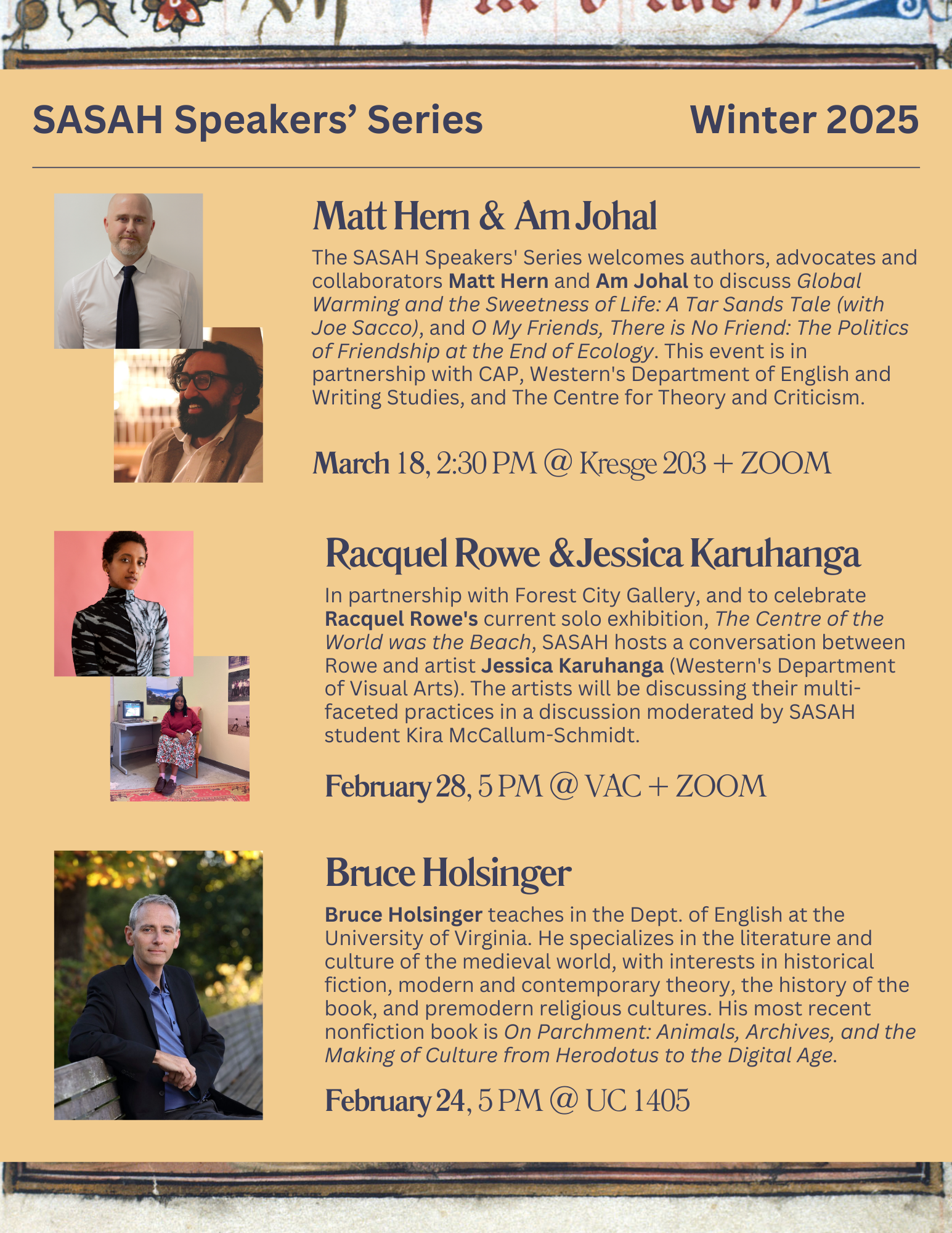 speaker series 2025